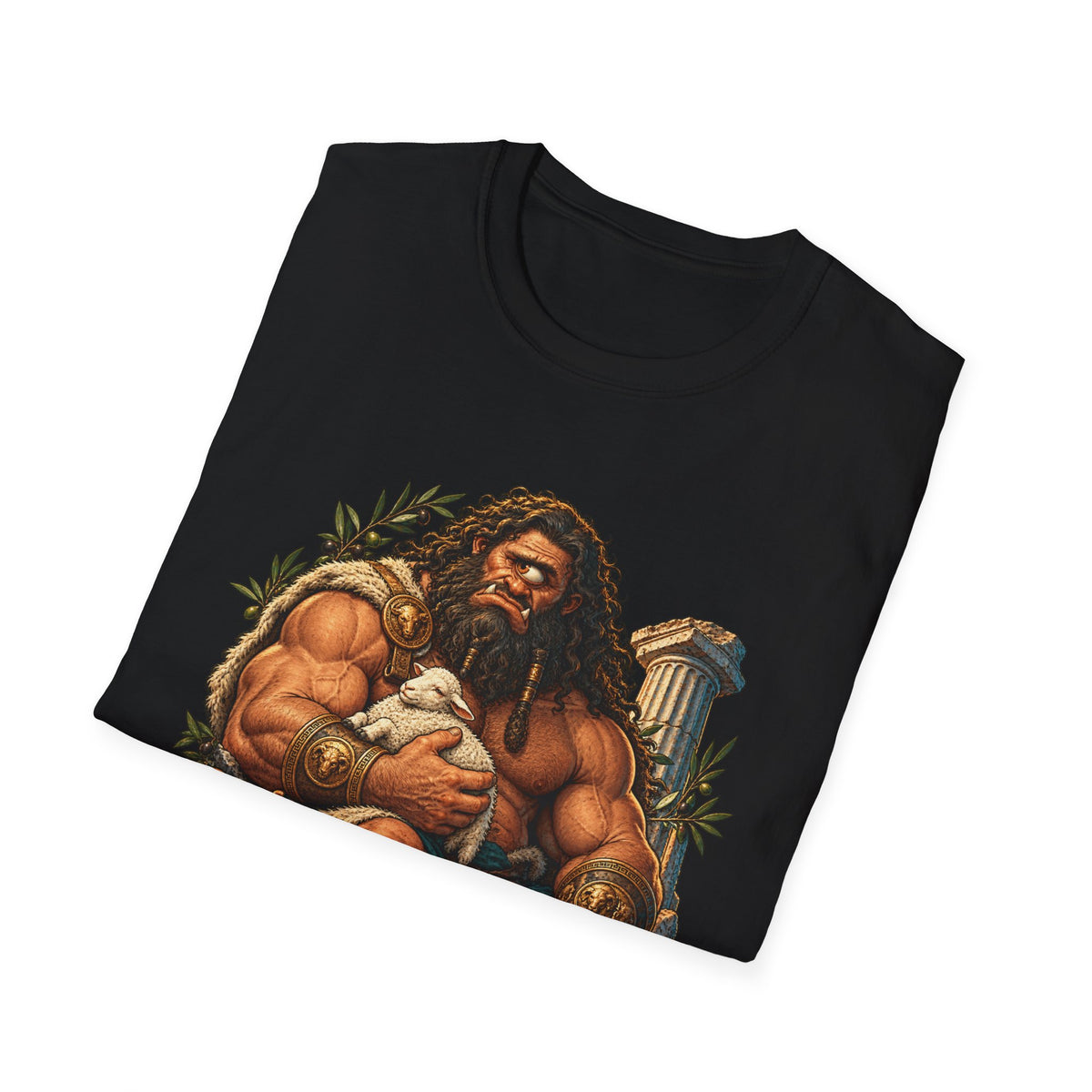 Polyphemus Cyclops T-Shirt, Greek Mythology Odyssey Monster Art