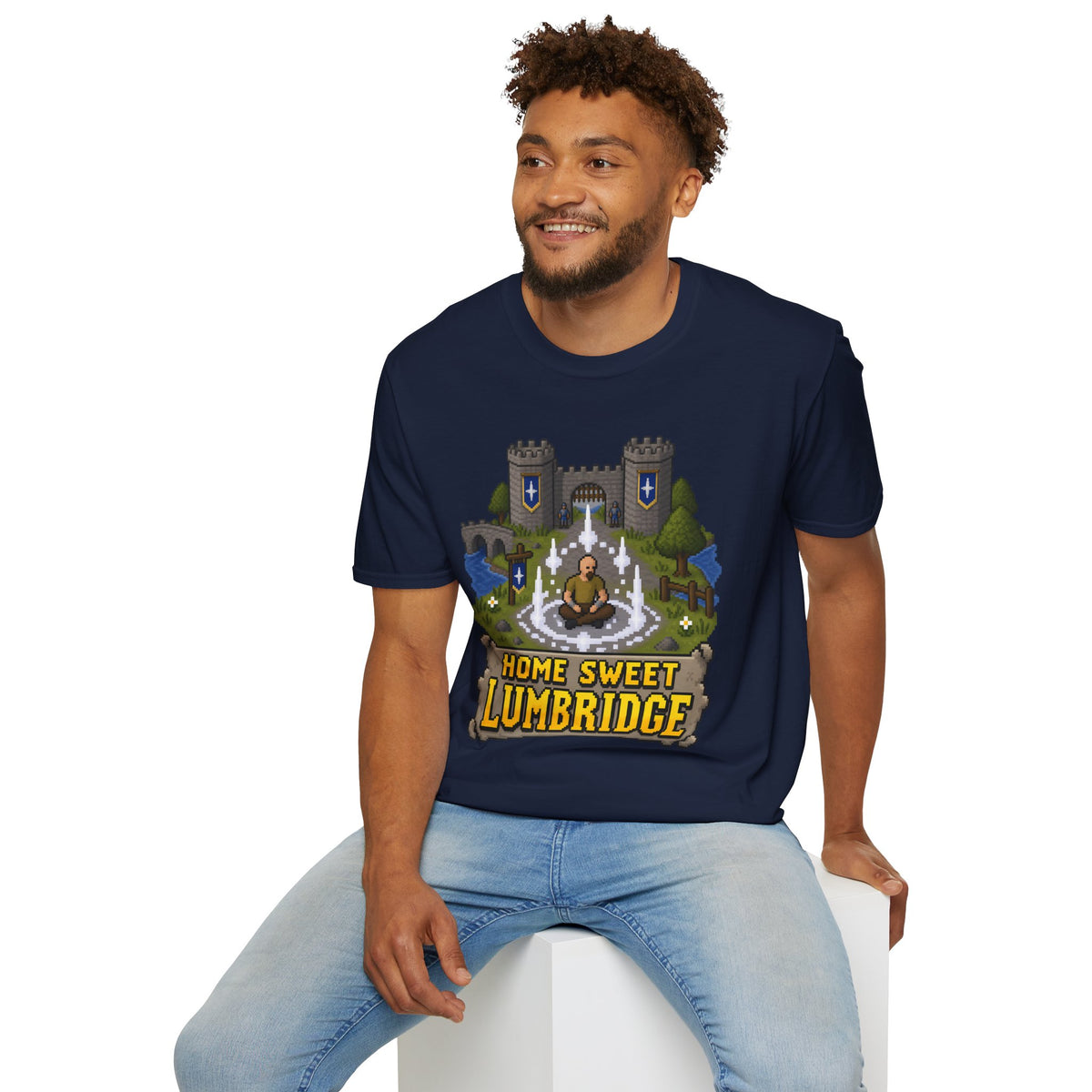 Lumbridge Castle Teleport Tee - Runescape / OSRS Inspired