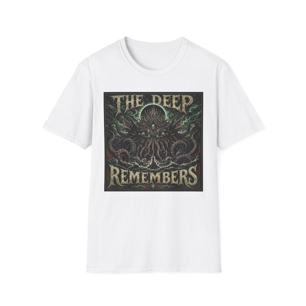 The Deep Remembers T‑Shirt — Cthulhu/Deep Sea Mythos Graphic Tee