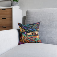 Don't Panic Sci Fi Space Whale Cushion | Decorative Sofa Pillow