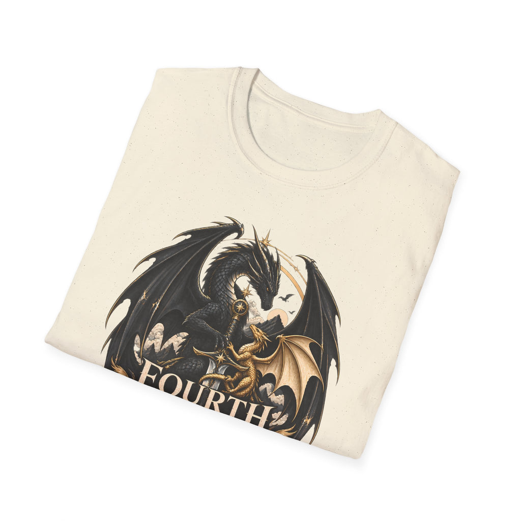 Fourth Wing | Book Inspired Dragon Logo | Fantasy Book T-Shirt
