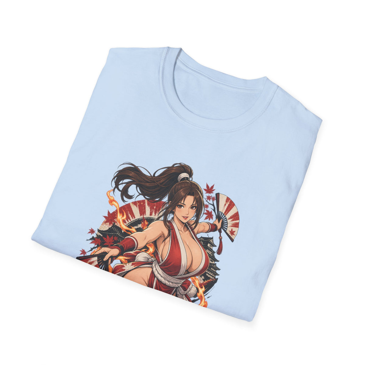 Mai Shiranui | Fatal Fury | Anime Style Pin up Girl Warrior T-Shirt