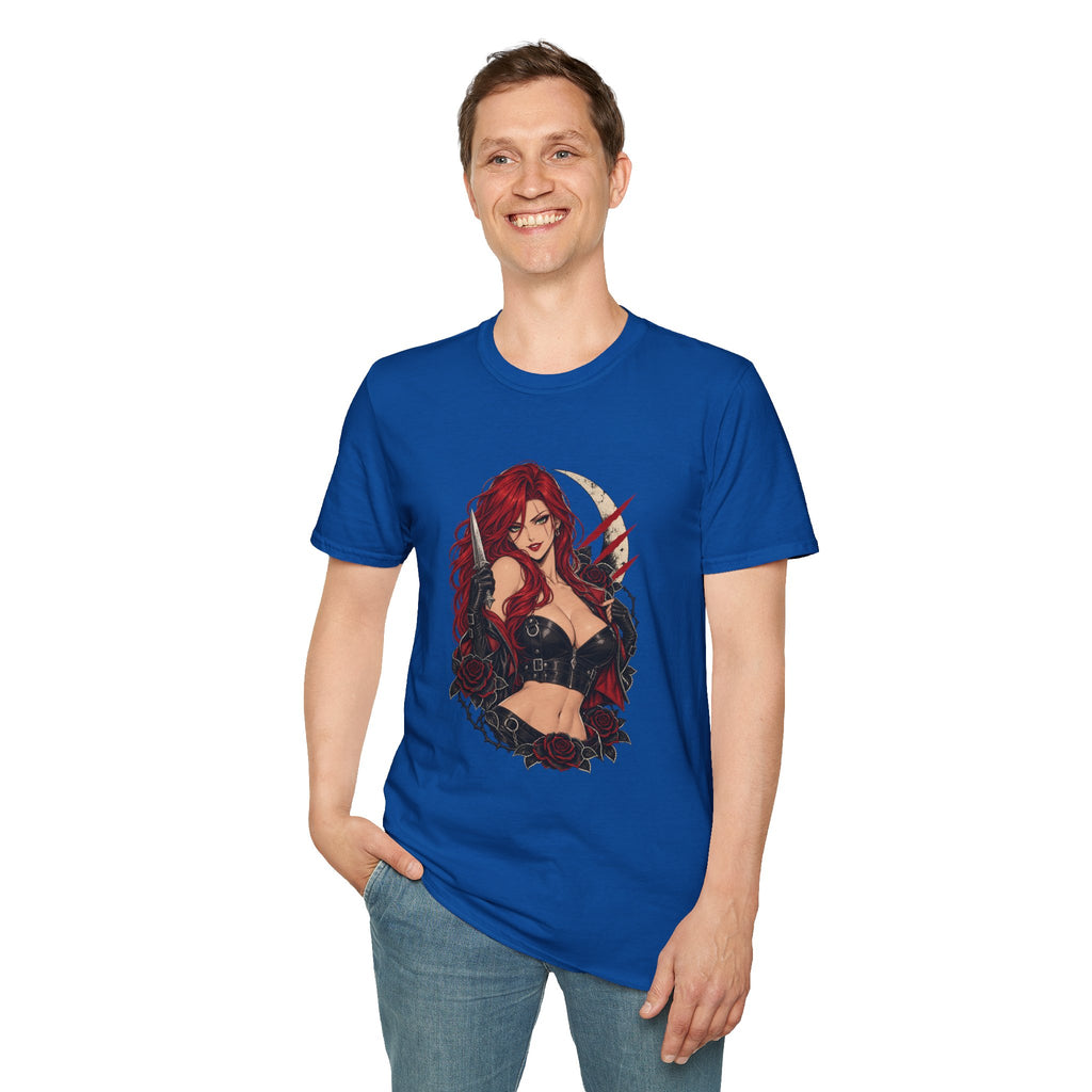 Katarina | League of Legends | Gothic Redhead Pin Up Assasin T-Shirt