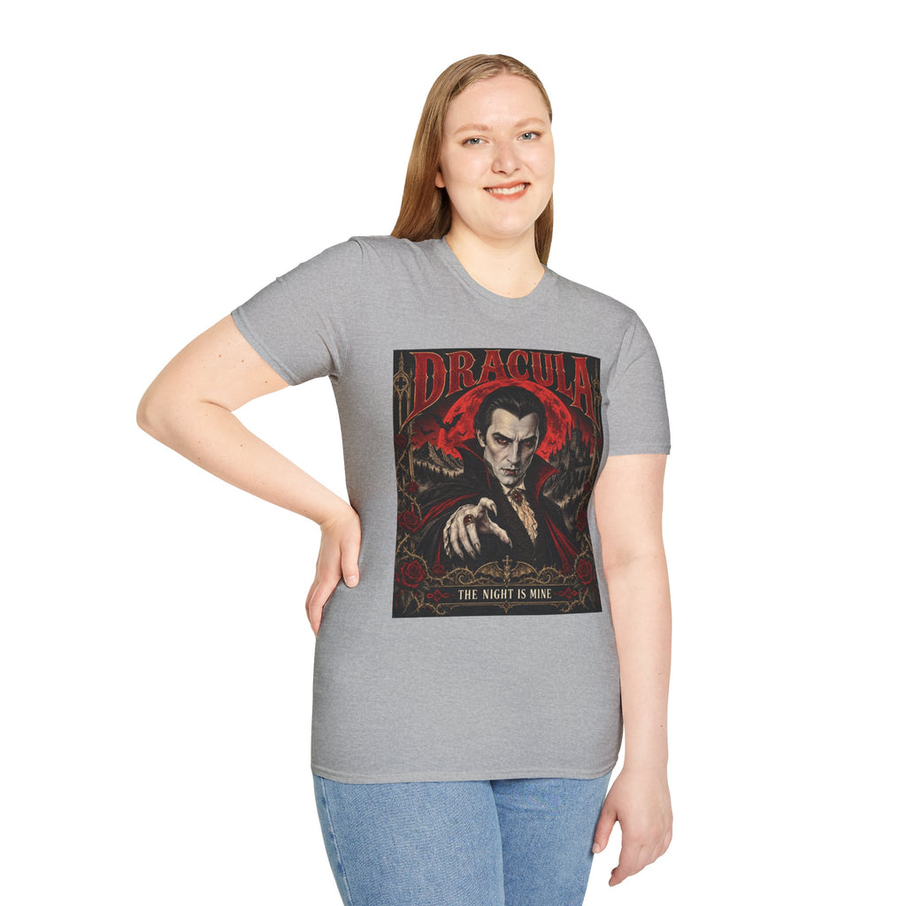 Dracula Graphic T‑Shirt — Vintage Vampire Horror Tee