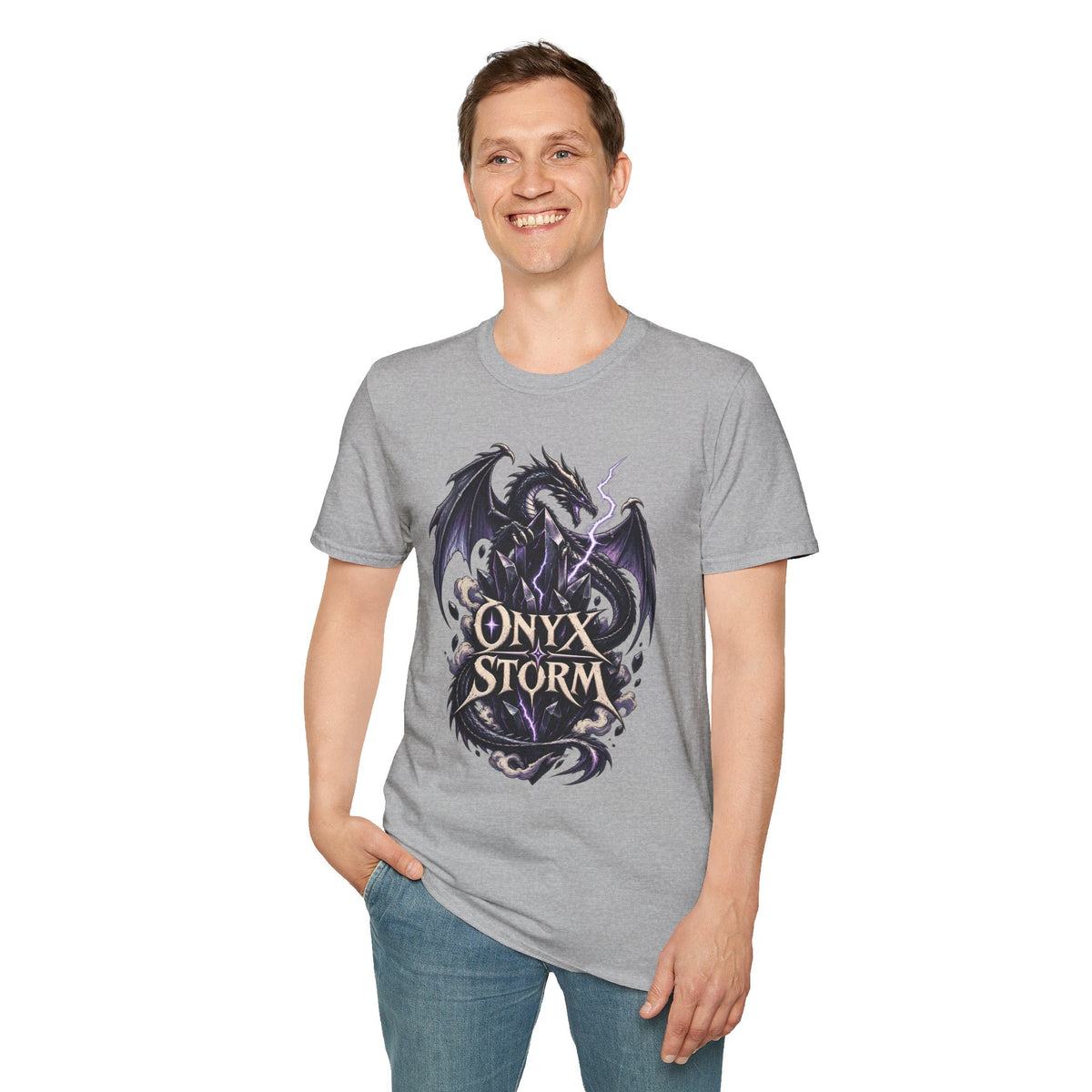 Onyx Storm | Fantasy Book Readers Dragon T-Shirt