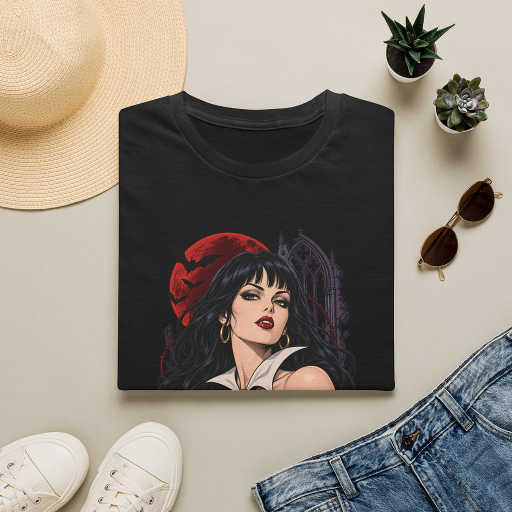Vampirella | Sexy Halloween Vampire Pin Up Girl Sorceress Graphic T-Shirt