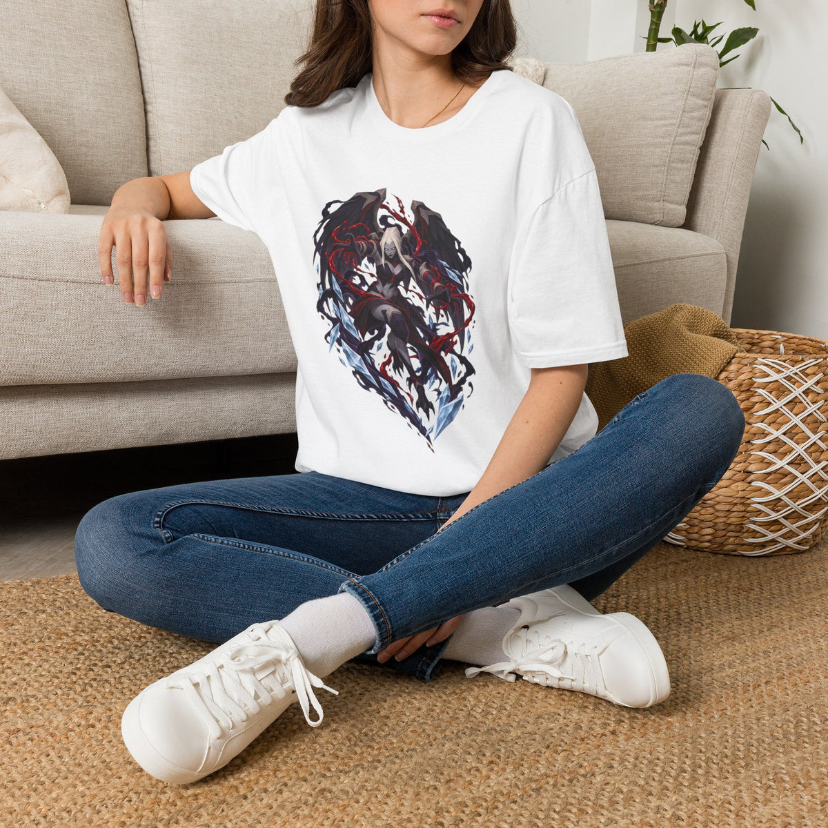 Heart Shard Nex OSRS | Runescape Inspired Graphic T-Shirt | Dark Anime