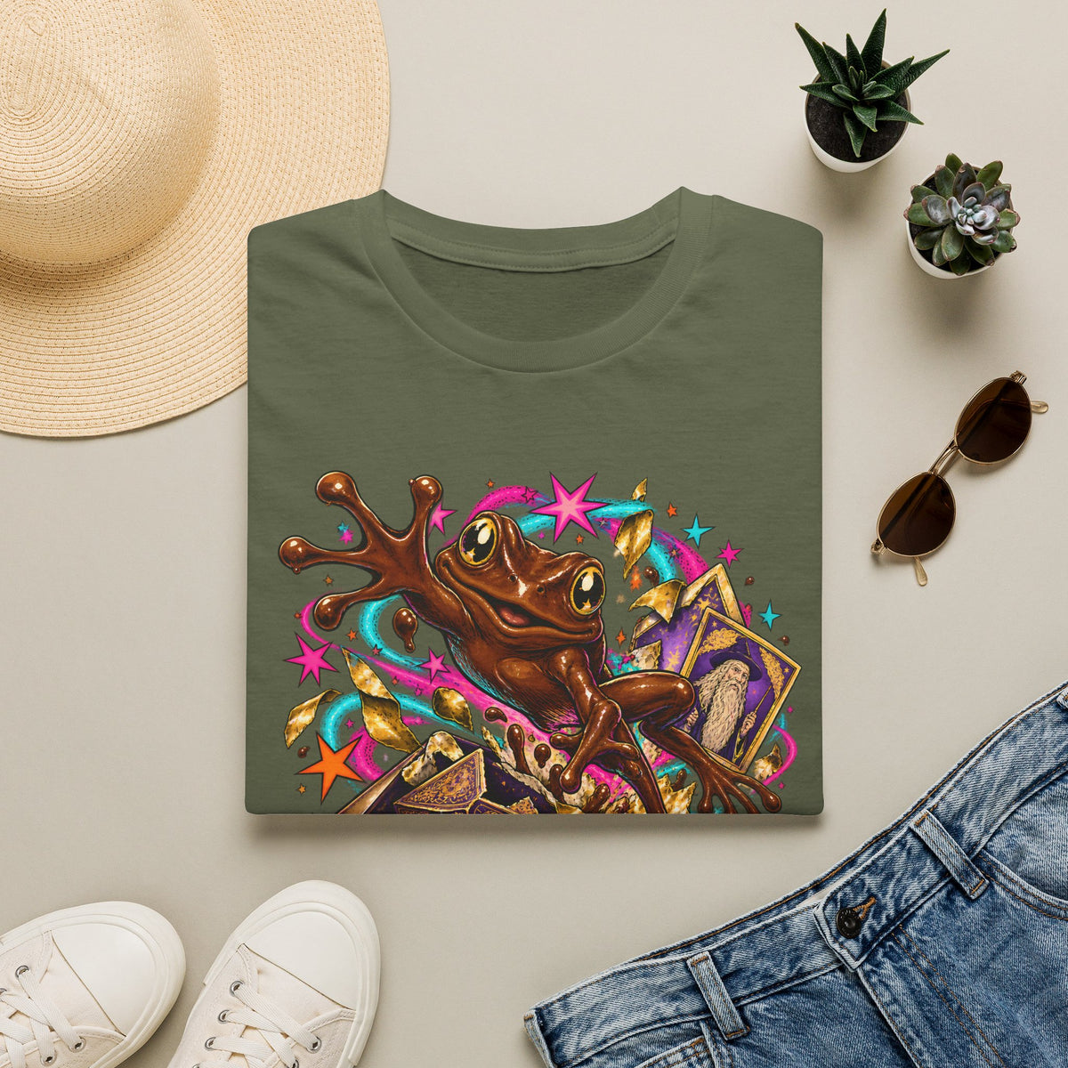 Cant be Contained | Harry Potter Chocolate Frog Graphic T Shirt