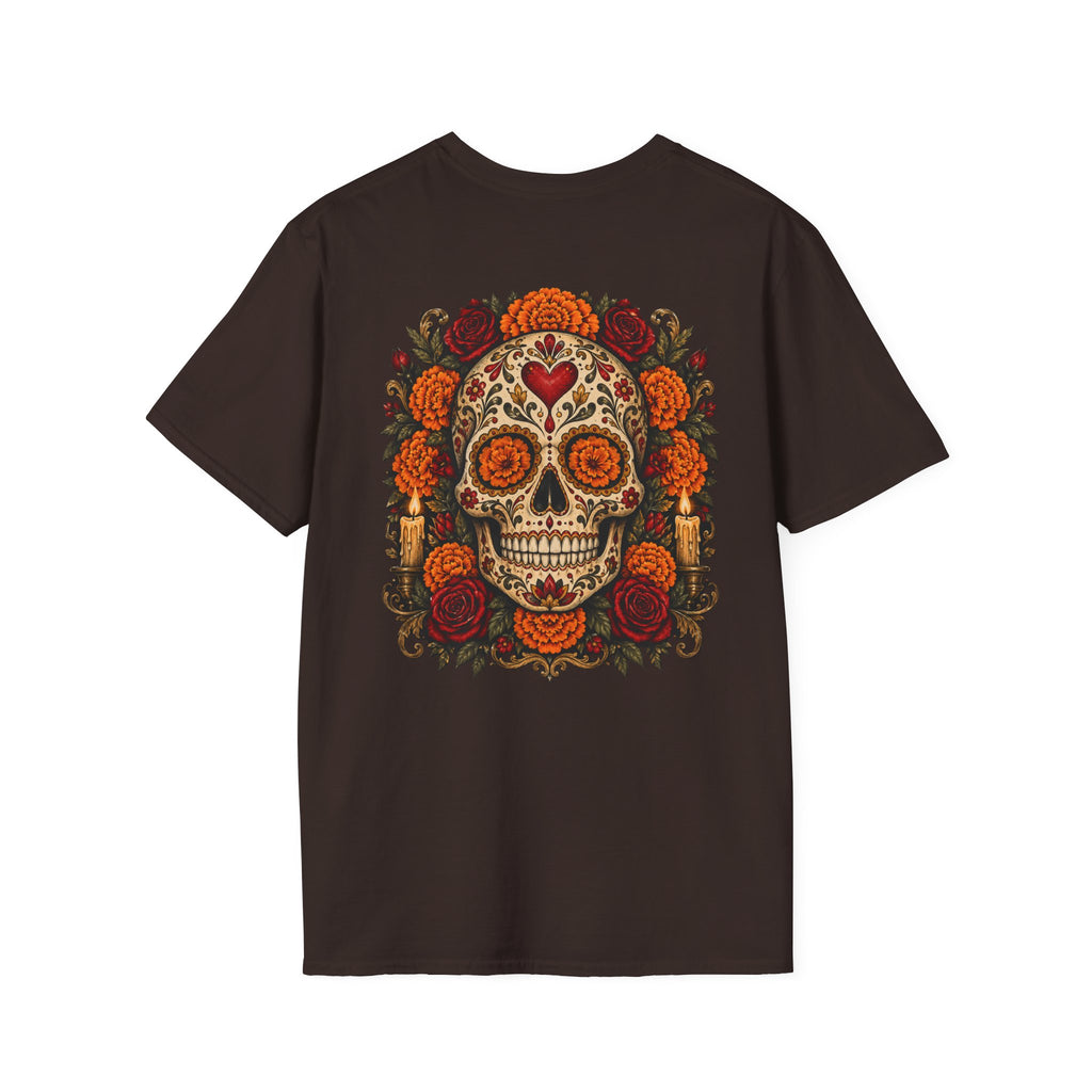 Sugar Skull | Day of the Dead | Floral Skull Graphic Tee