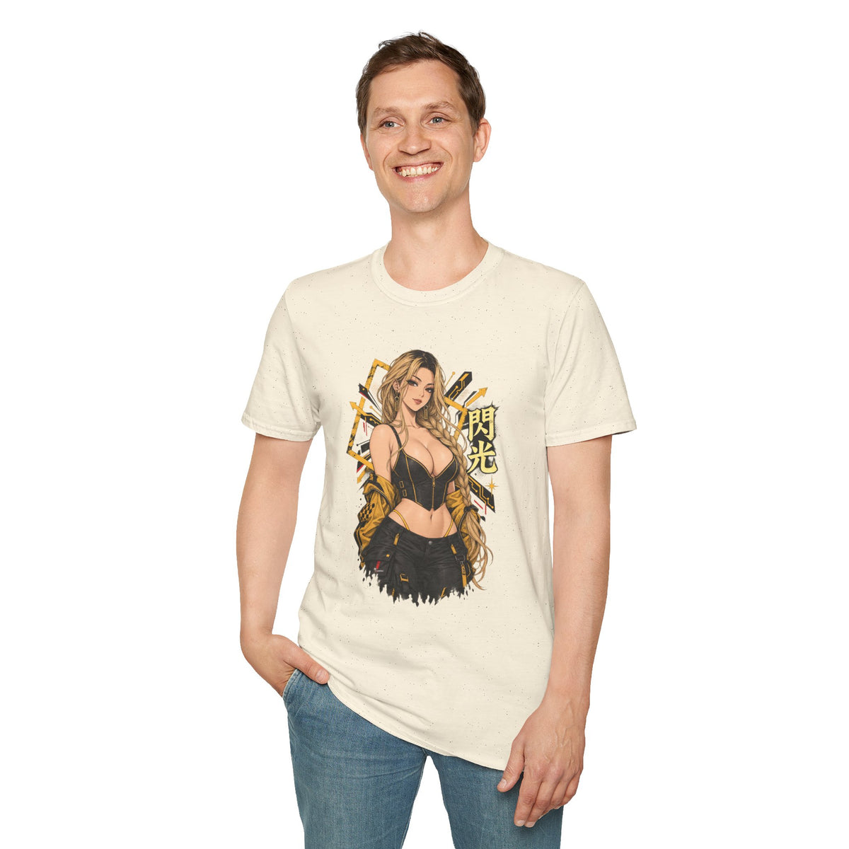 Sunny | Sexy Pin Up Golden Samurai Hot Girl T-Shirt