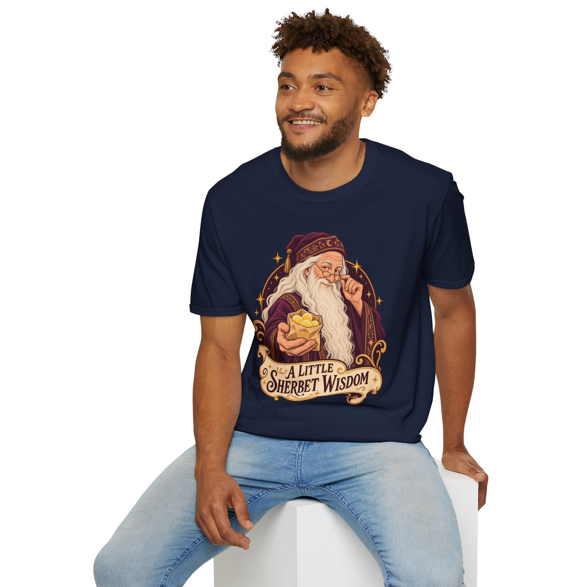 Dumbledore | Sherbet Lemon? | Harry Potter Illustration T‑Shirt