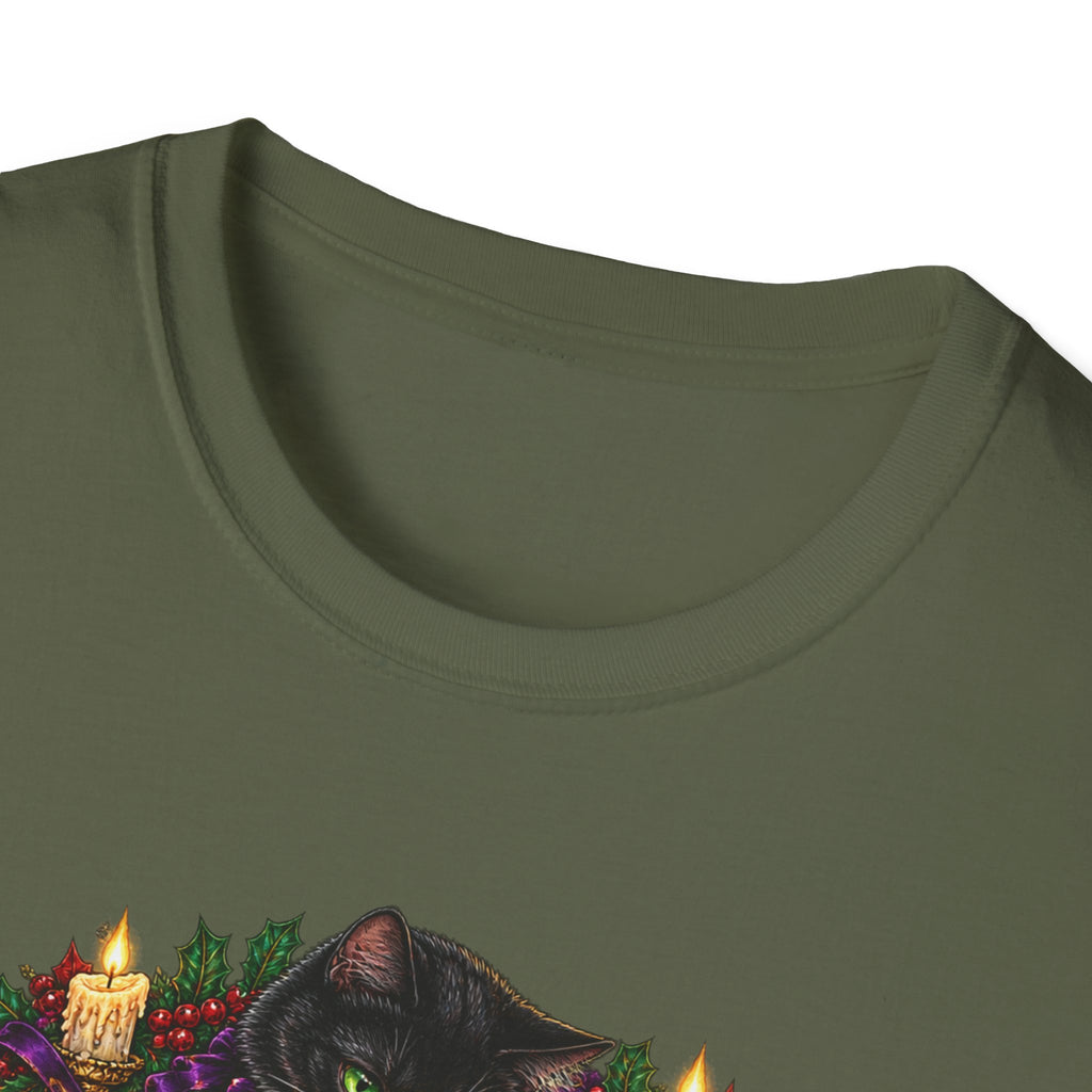 Festive Mischief | Cat Lover Christmas Holiday T-Shirt
