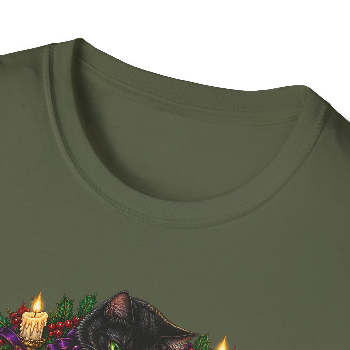 Festive Mischief | Cat Lover Christmas Holiday T-Shirt