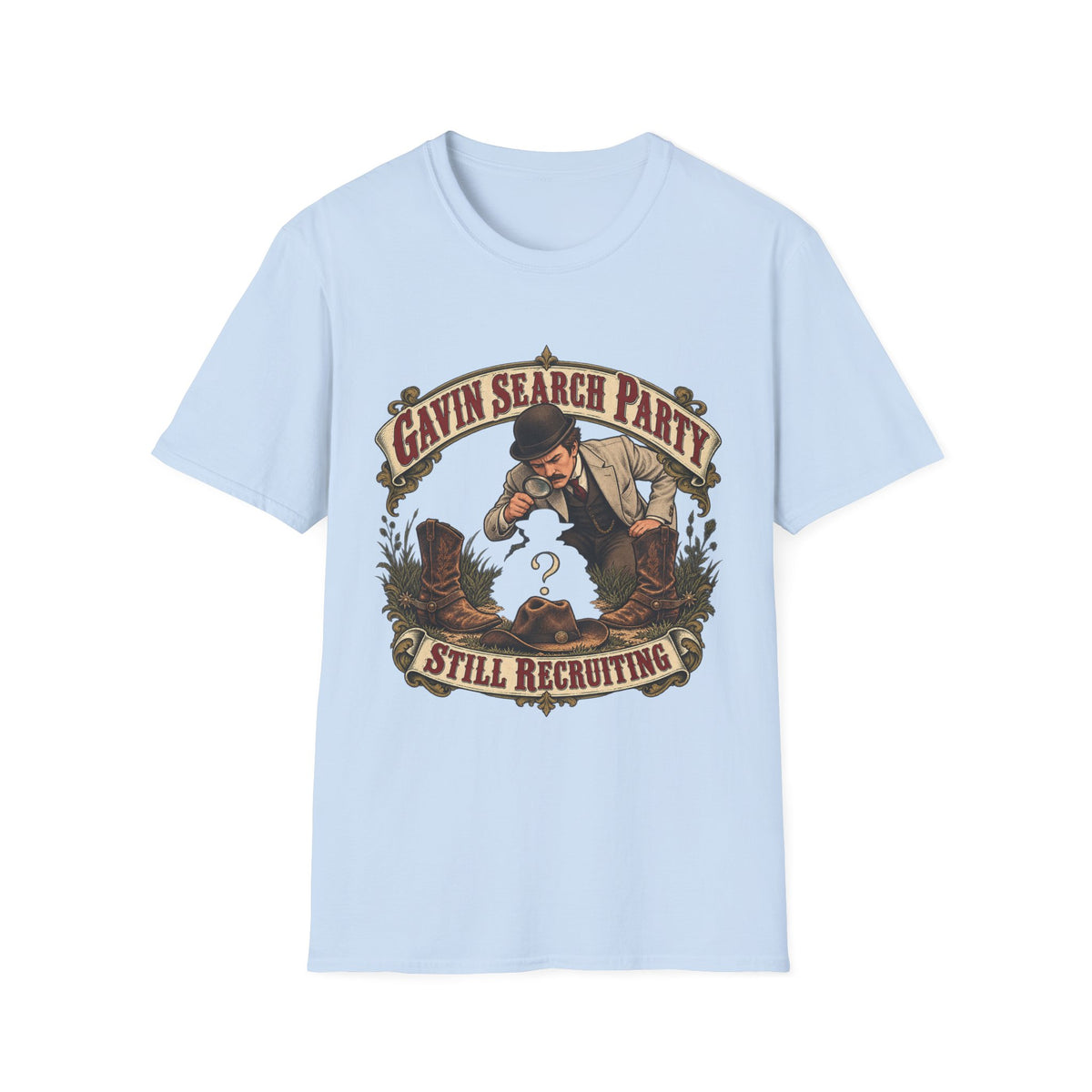 Gavin Search Party | Red Dead Redemption Funny Gamer T-Shirt