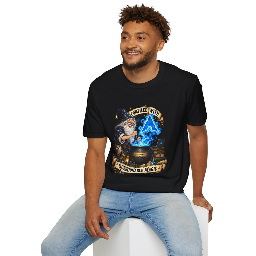 Linux | Arch | Compiled With Questionable Magic | Graphic Tee