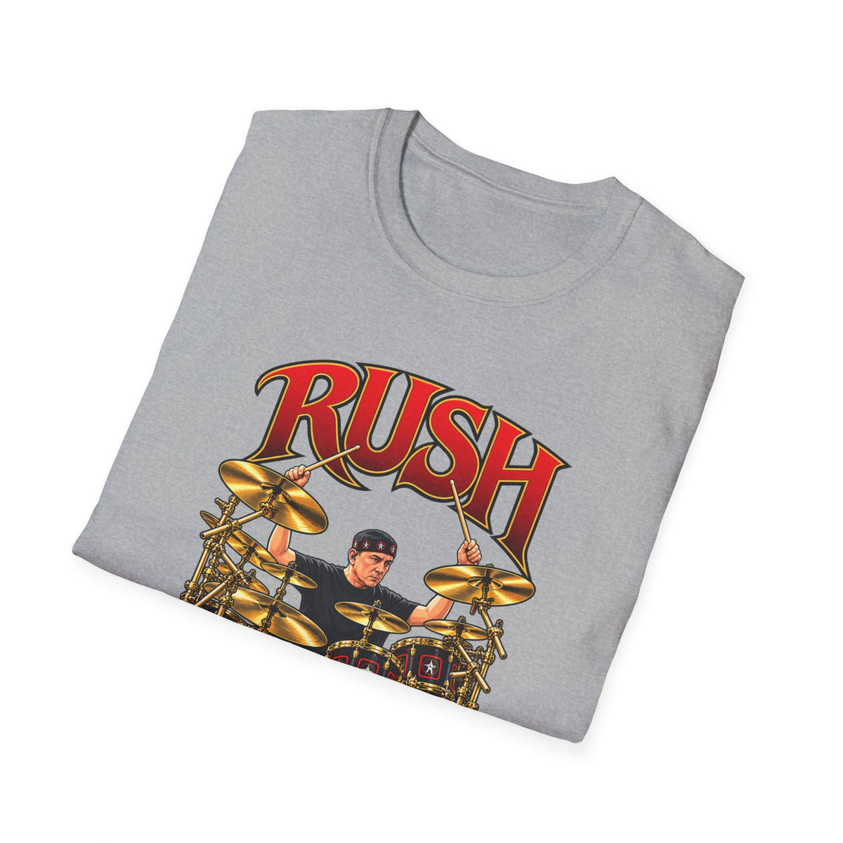 Rush | Neil Peart Drum Solo | Prog Rock Drummer Graphic T-Shirt