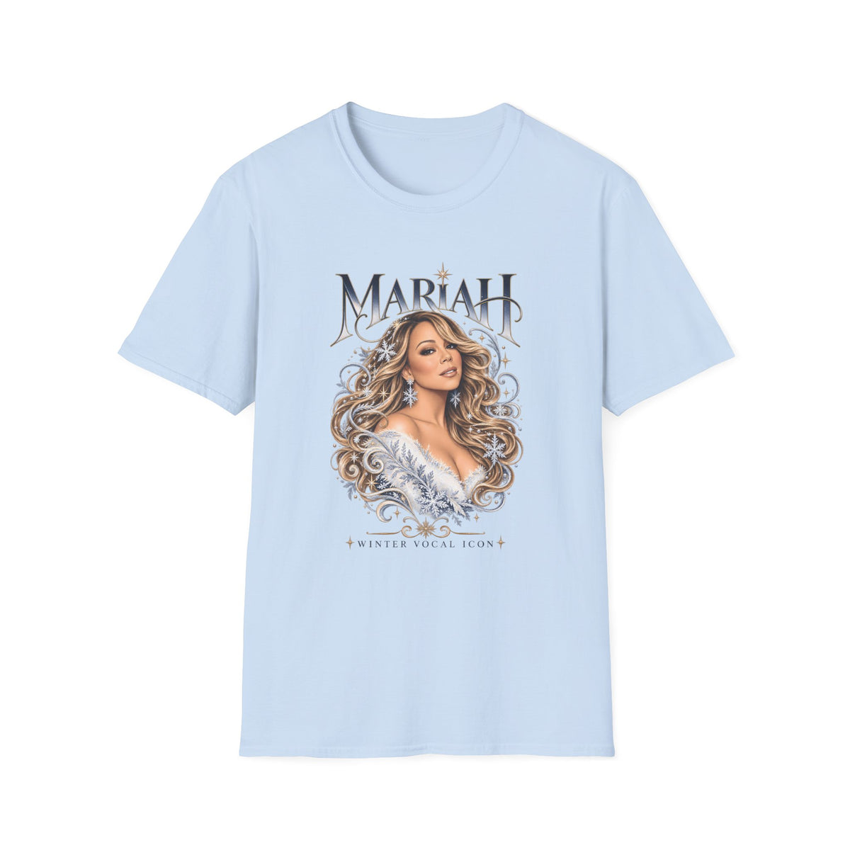 Mariah Carey Portrait T-Shirt | Classic Diva Holiday Pop Tee