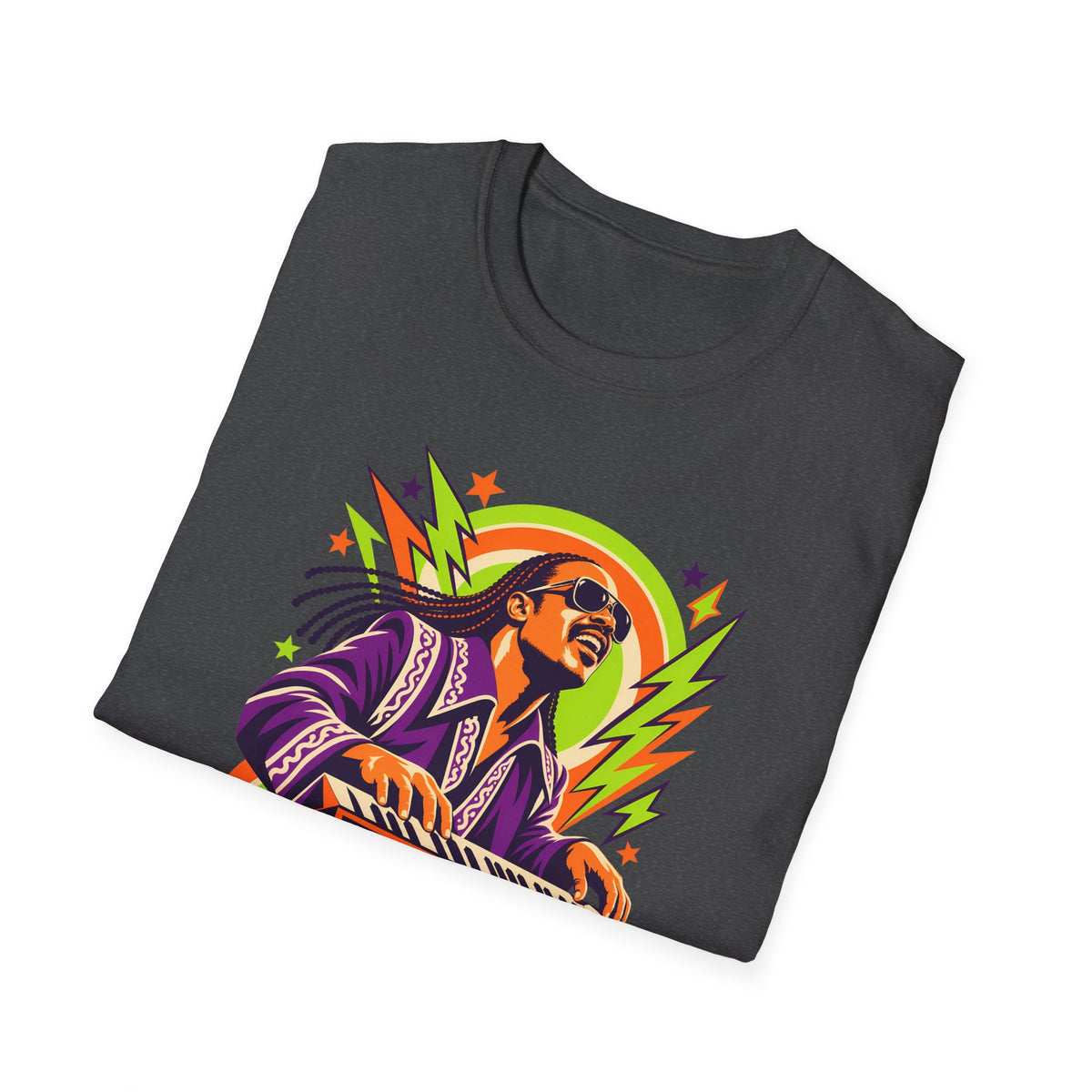 Retro Music Legend Stevie Wonder Graphic Tee