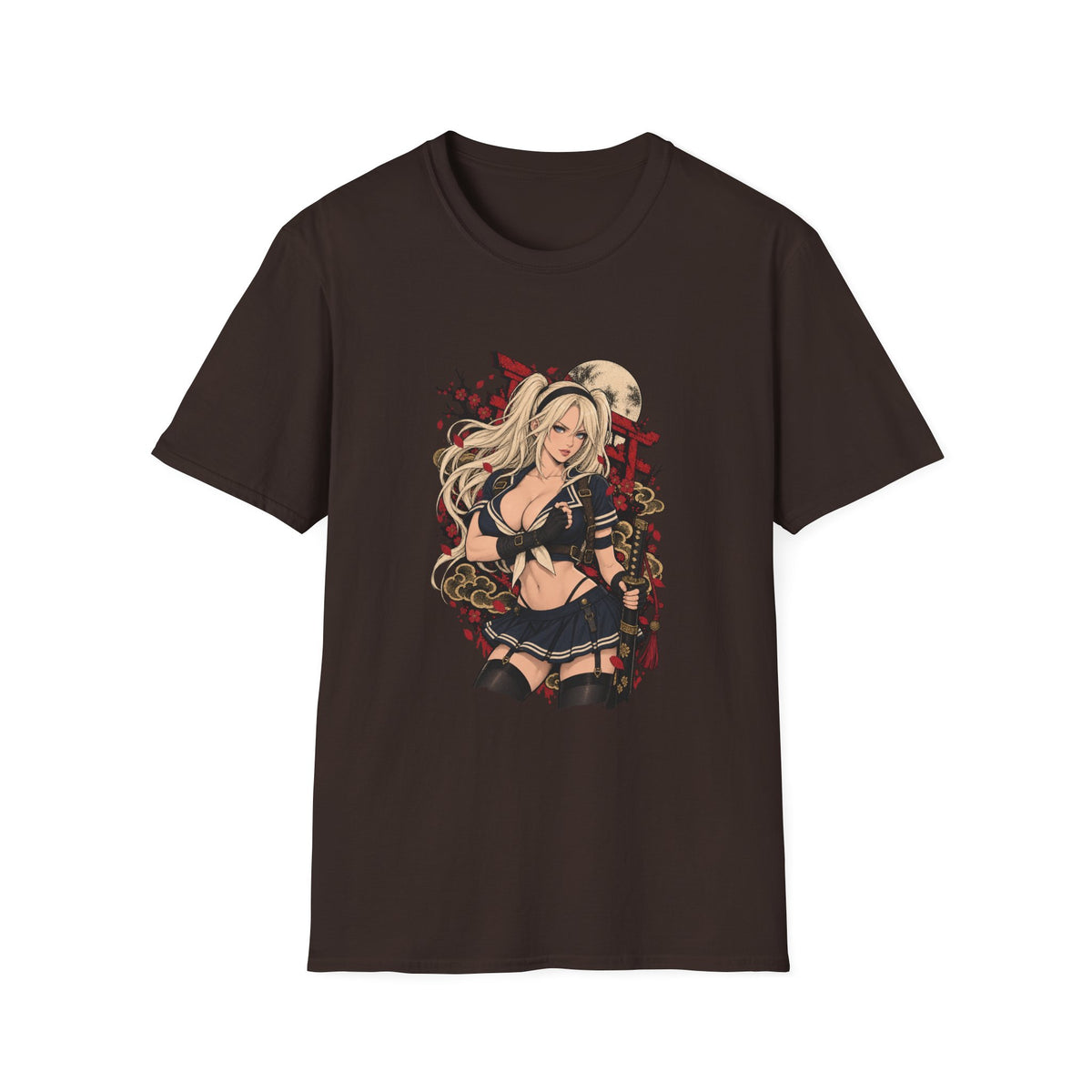 Babydoll | Pinup Japanese Anime Samurai Girl | Sucker Punch T-Shirt
