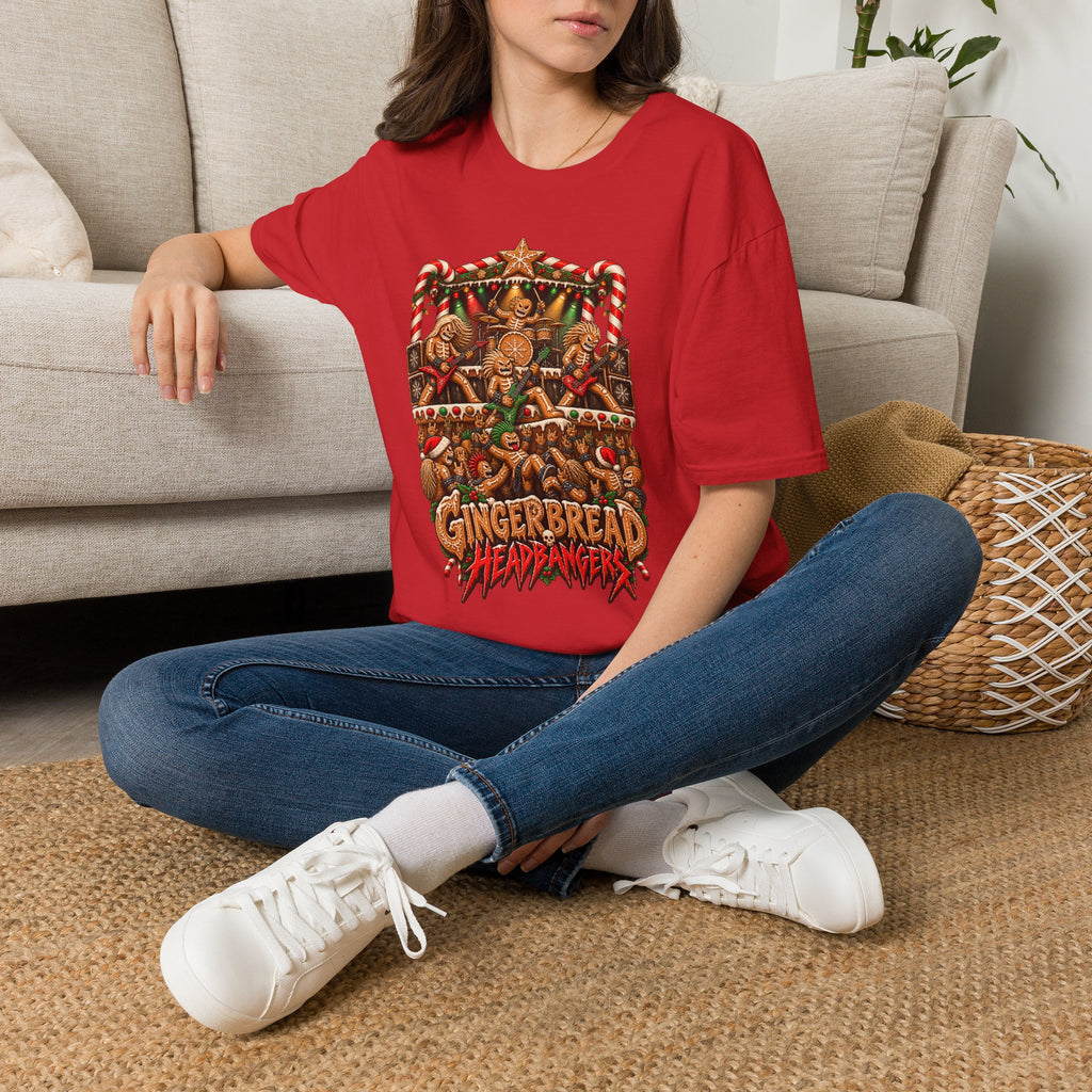 Gingerbread Headbangers | Christmas T-Shirt