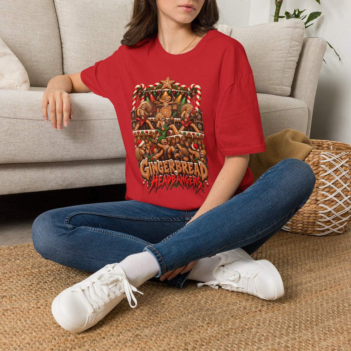 Gingerbread Headbangers | Christmas T-Shirt