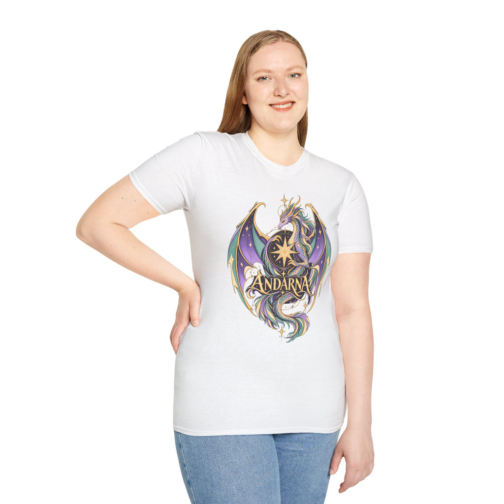 Andarna | Onyx Storm Dragon Graphic T-Shirt | Book Inspired