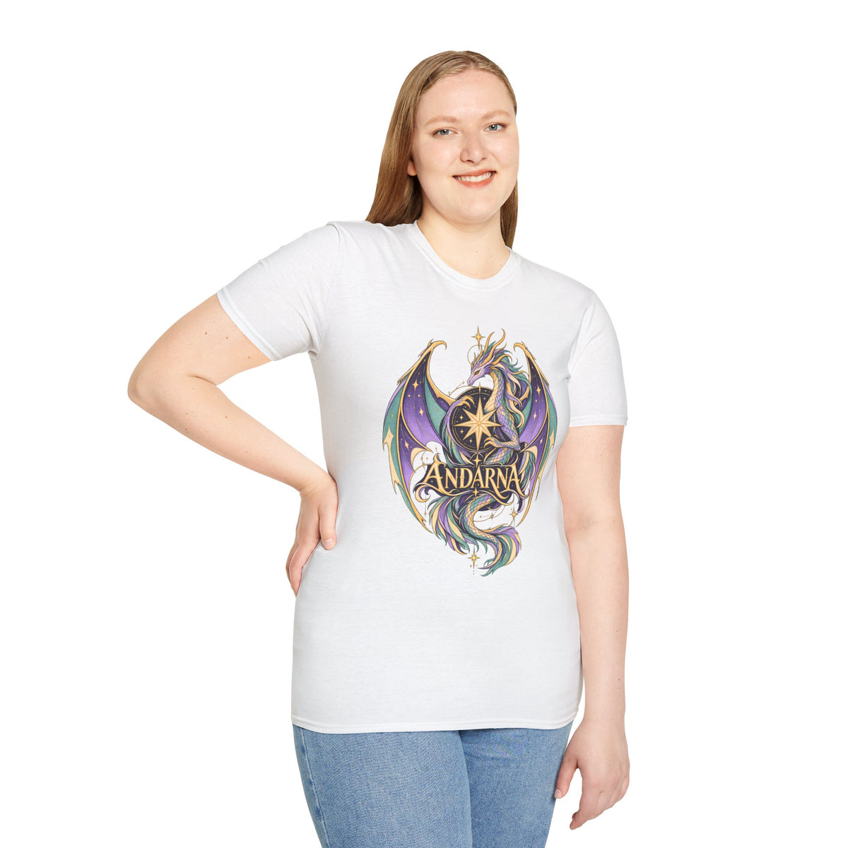 Andarna | Onyx Storm Dragon Graphic T-Shirt | Book Inspired