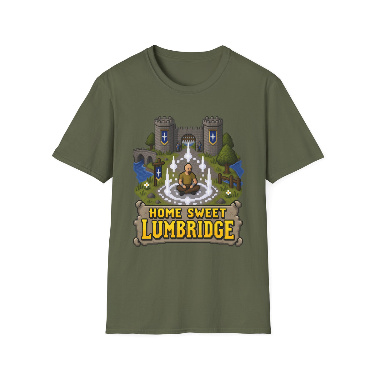 Lumbridge Castle Teleport Tee - Runescape / OSRS Inspired