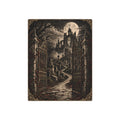 Metal Art Sign | Gothic Graveyard | Occult Wall Art
