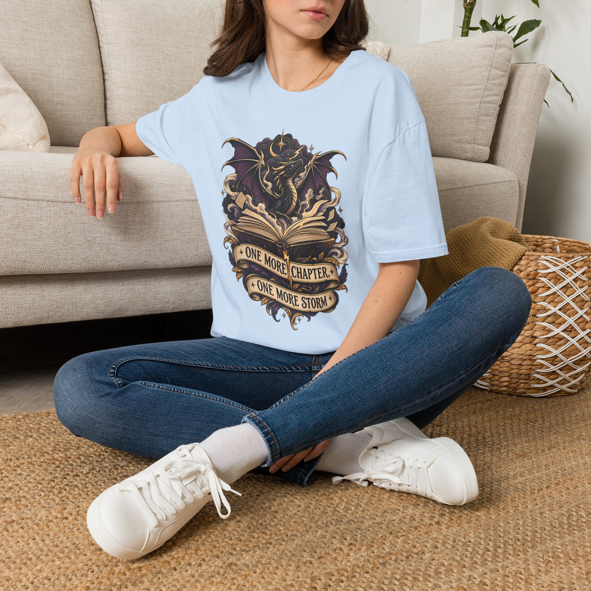 One More Chapter | Onyx Storm Inspired Book Readers Dragon T-Shirt