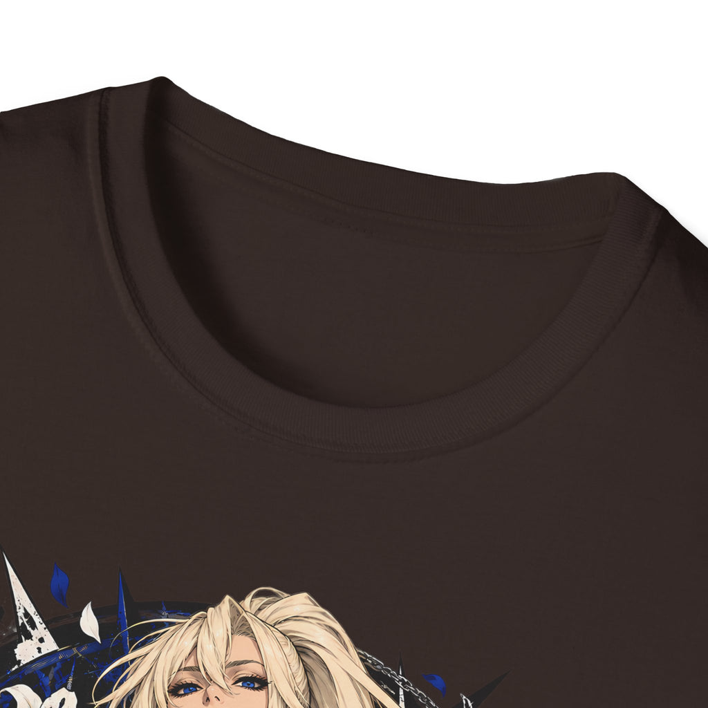 Electric Girl | Japanese Anime | Blonde Bombshell Pin Up Graphic Shirt