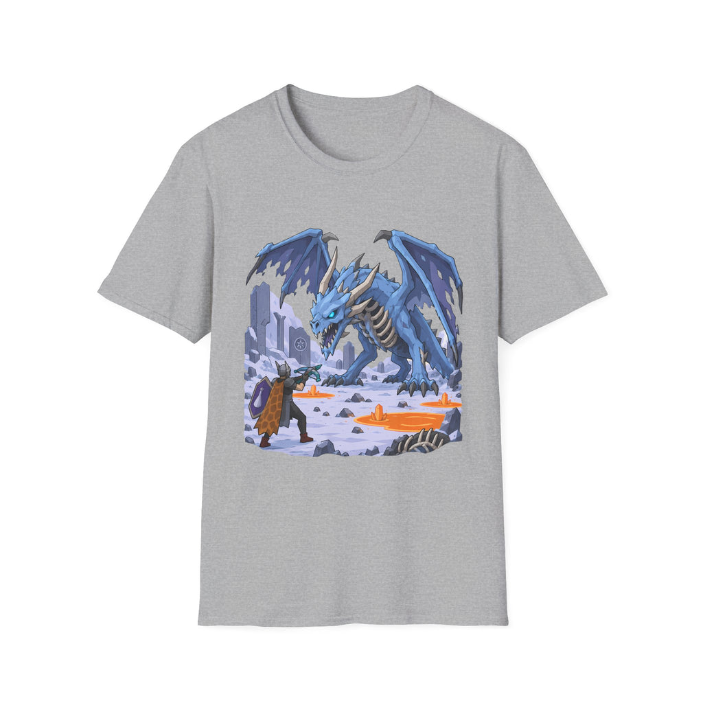 Vorkath Blue Ice Dragon T-Shirt - Fantasy Dragon Graphic Tee