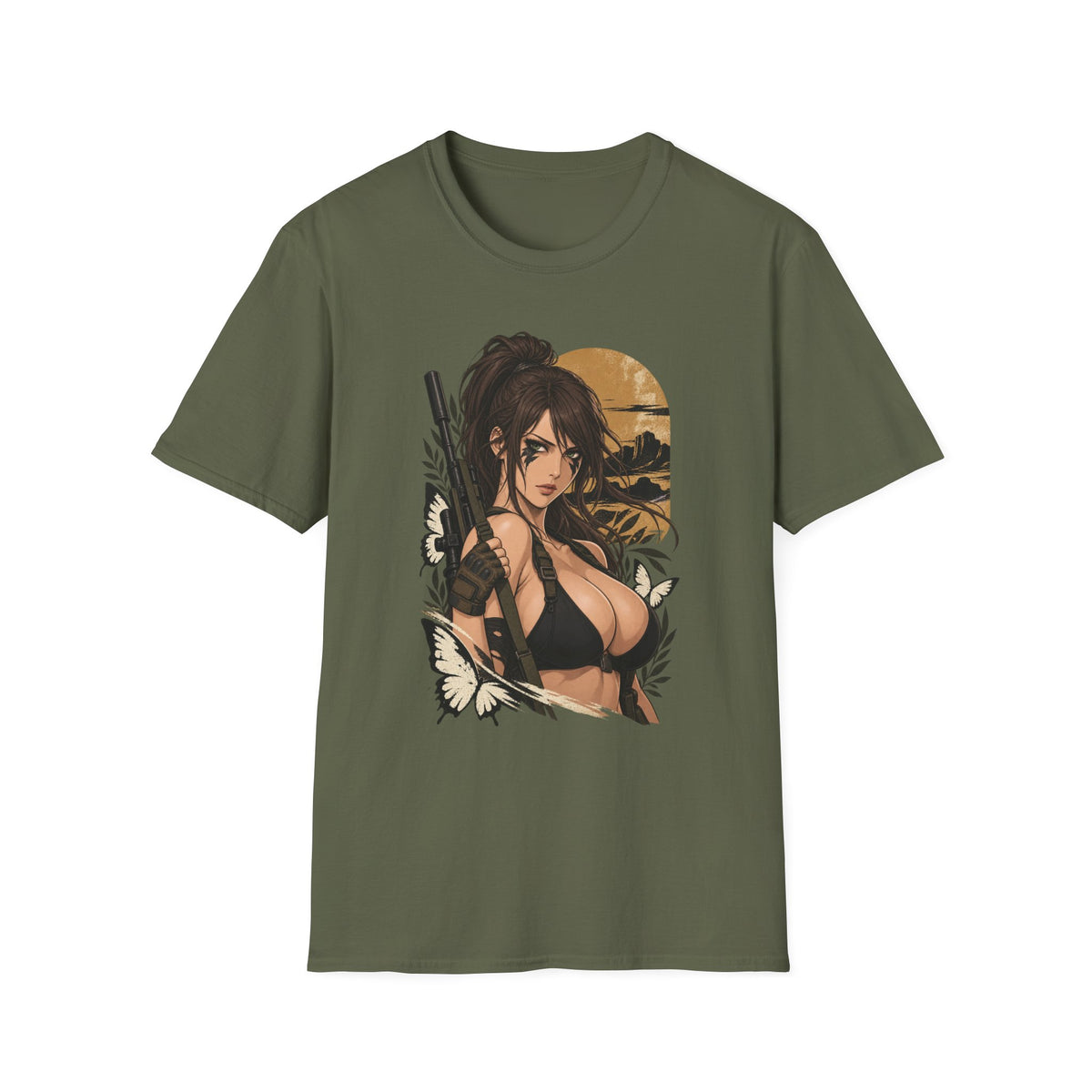 Quiet | Metal Gear | Anime Style Pin Up Gamer Girl T Shirt