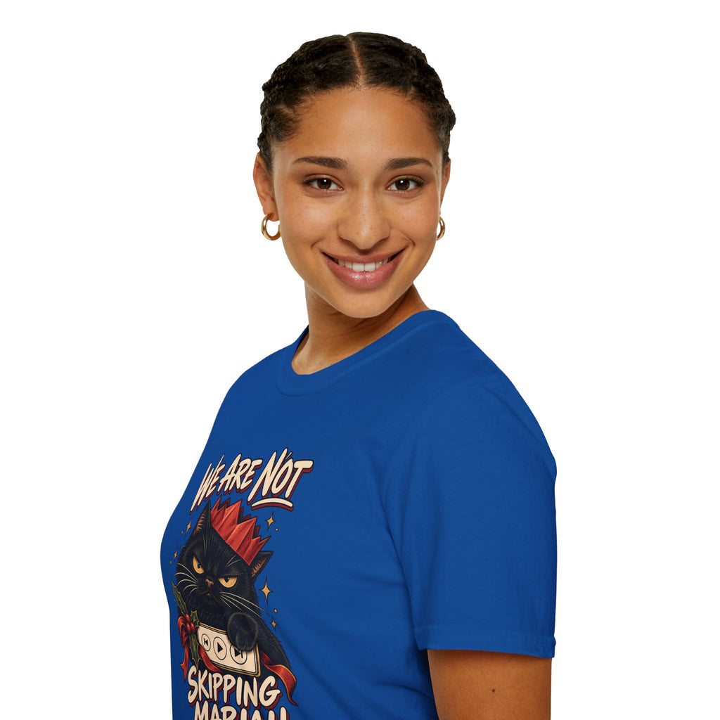 We Are Not Skipping Mariah | Mariah Carey Cat Fan Christmas Holiday Tee