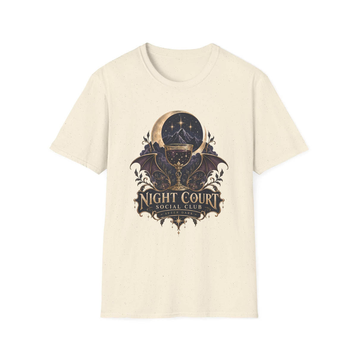 Night Court Social Club | ACOTAR Book Celestial Moon Graphic Shirt