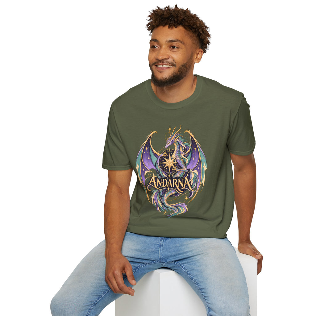 Andarna | Onyx Storm Dragon Graphic T-Shirt | Book Inspired