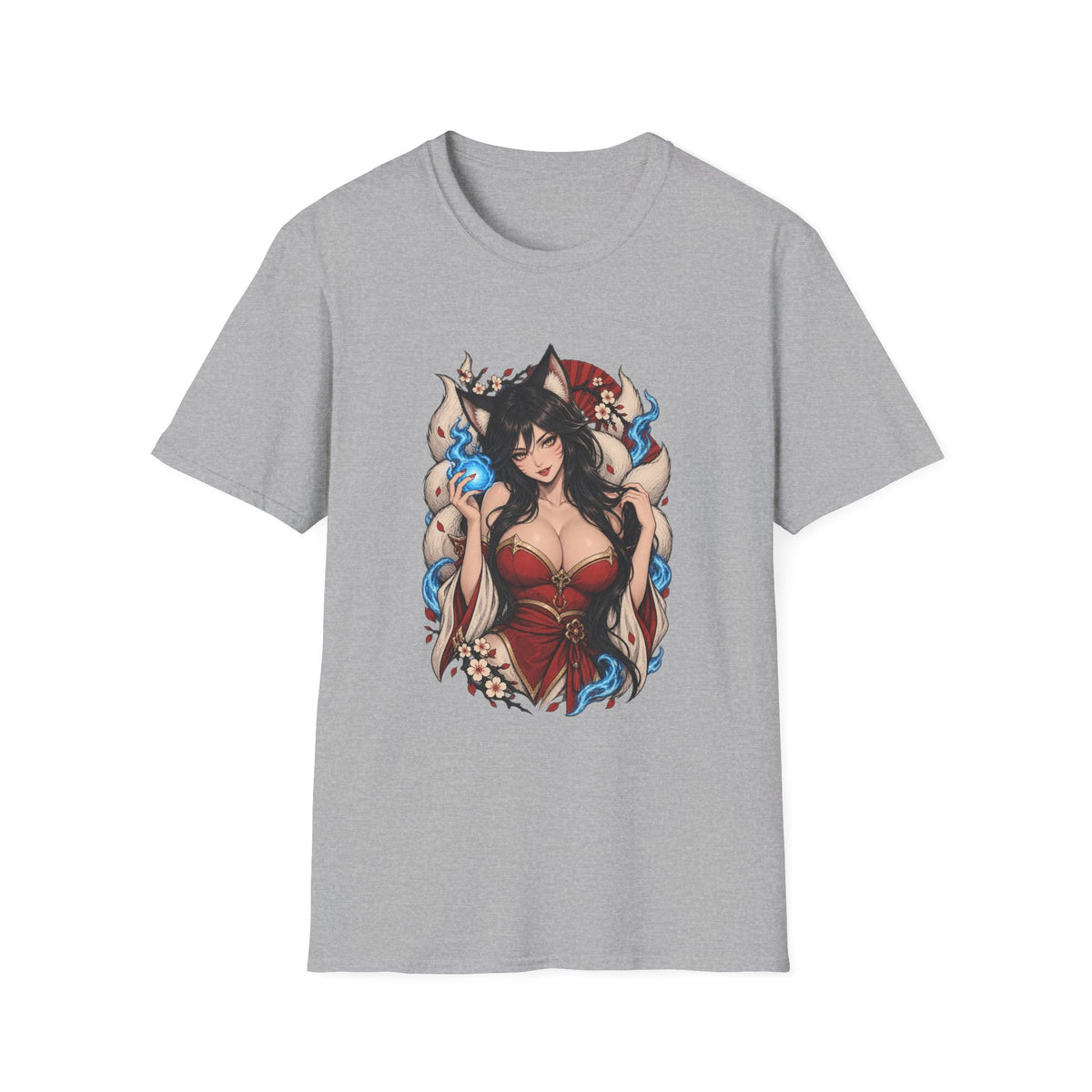 Ahri | League of Legends | Anime Pin Up Kitsune Girl T-Shirt