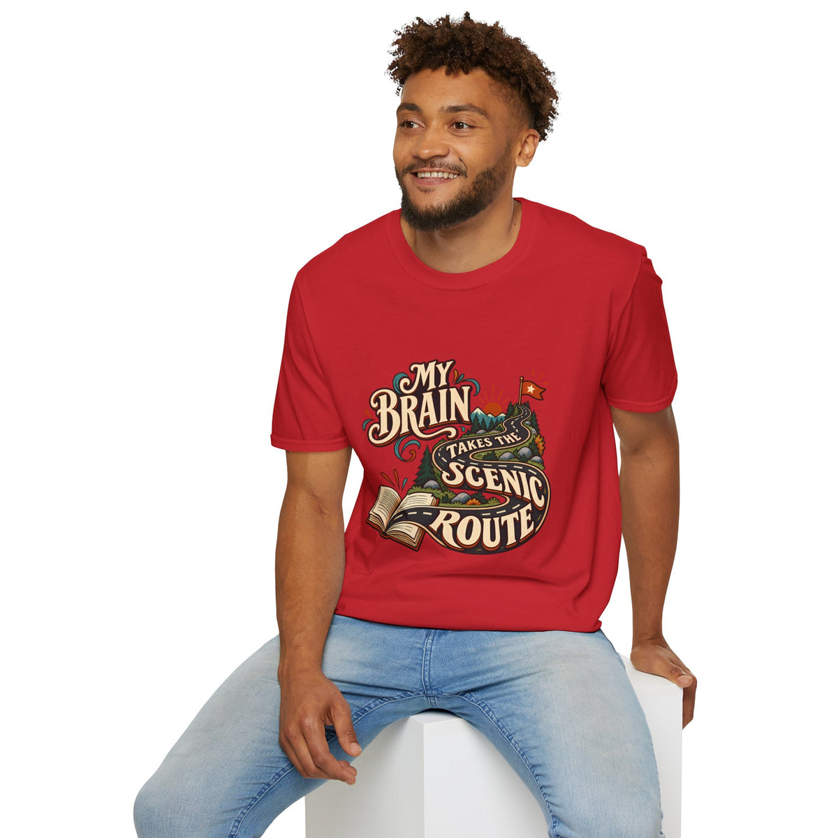 The Scenic Route | A Beautifully Different Mind | Neurodivergent Shirt