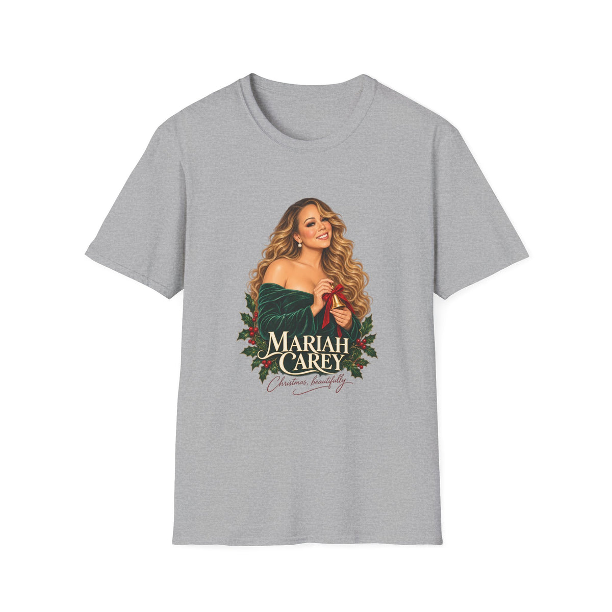 Holiday Diva Portrait Tee | Mariah Carey Christmas Graphic T-Shirt
