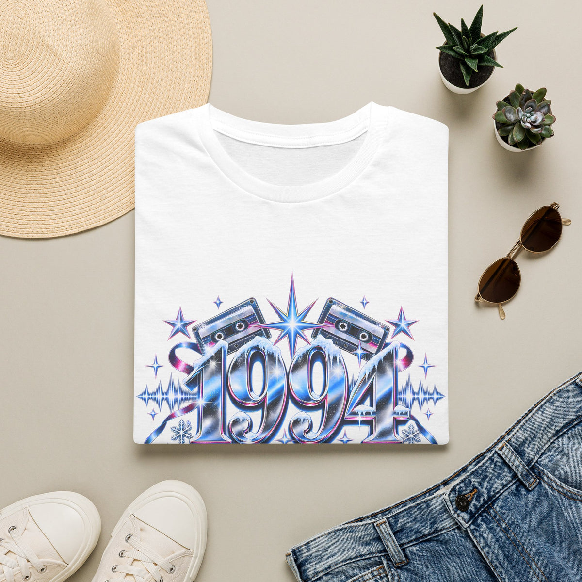 1990s Mariah Carey Graphic T-Shirt | Retro Cassette Pop Vintage Tour Style