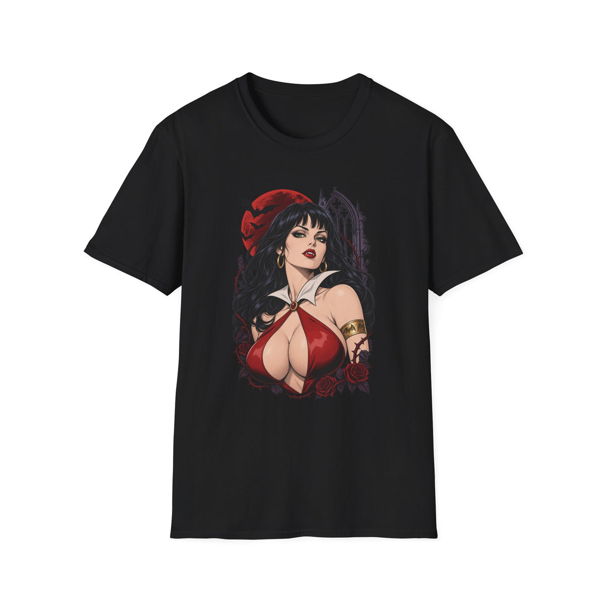 Vampirella | Sexy Halloween Vampire Pin Up Girl Sorceress Graphic T-Shirt