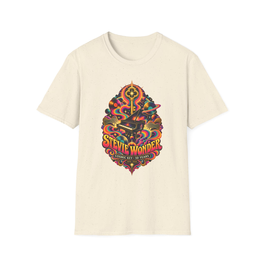 Stevie Wonder Psychedelic Key Songs In The Key of Life T-Shirt