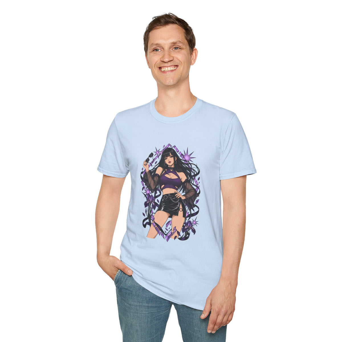 Violet | Japanese Anime Style Sexy Pin Up Girl Shirt