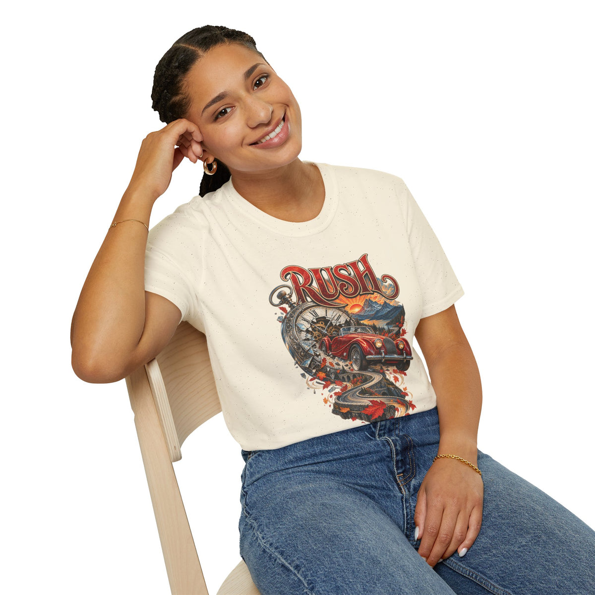 Rush | Prog Band | Red Barchetta | Graphic T-Shirt