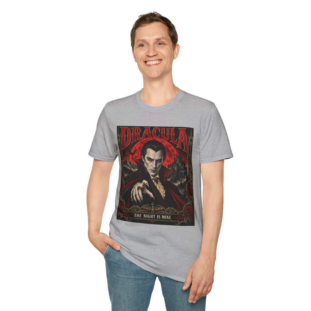 Dracula Graphic T‑Shirt — Vintage Vampire Horror Tee