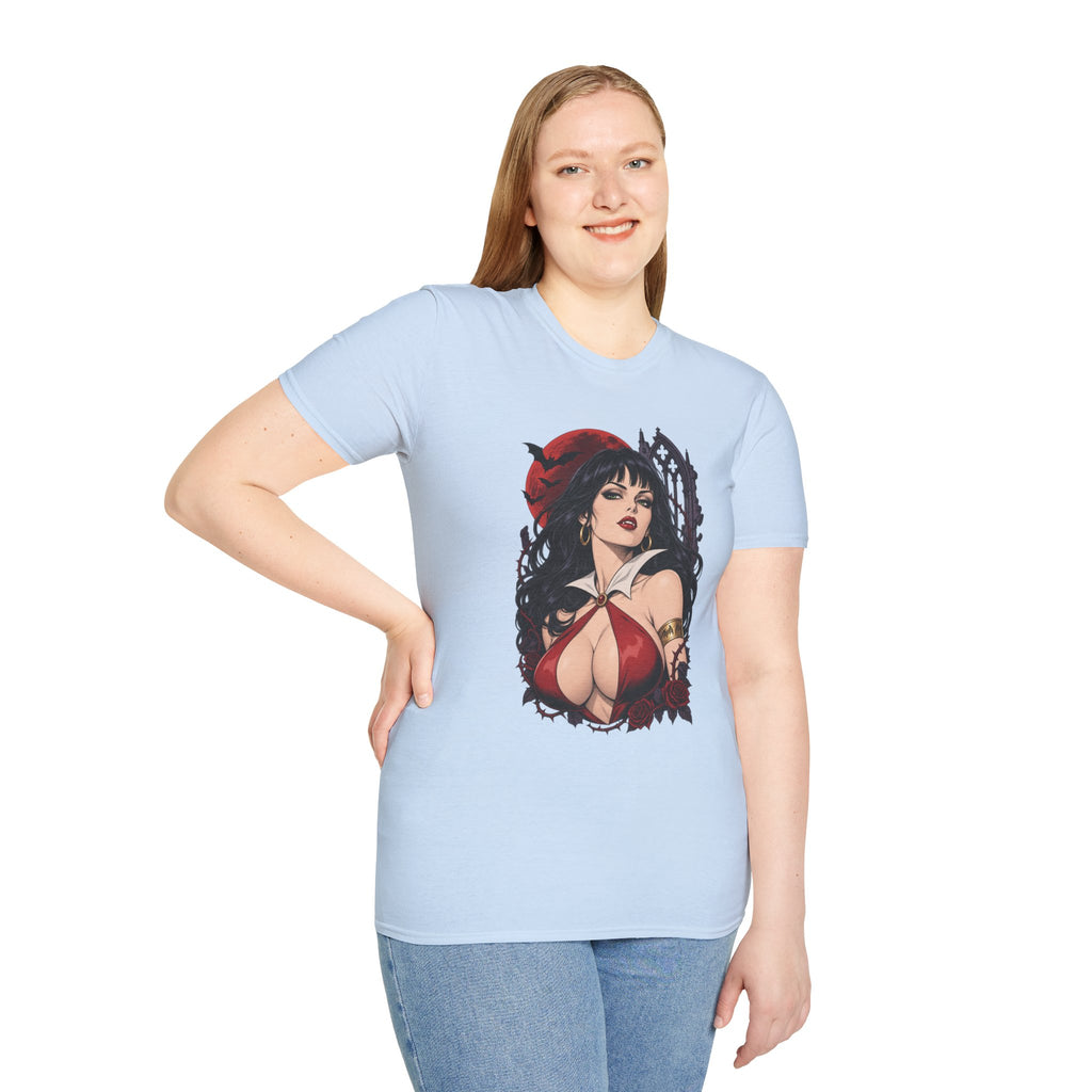 Vampirella | Sexy Halloween Vampire Pin Up Girl Sorceress Graphic T-Shirt