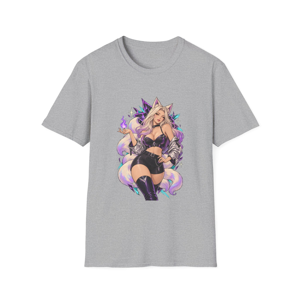 Ahri | League of Legends | Anime Fox Pin Up Girl T-Shirt
