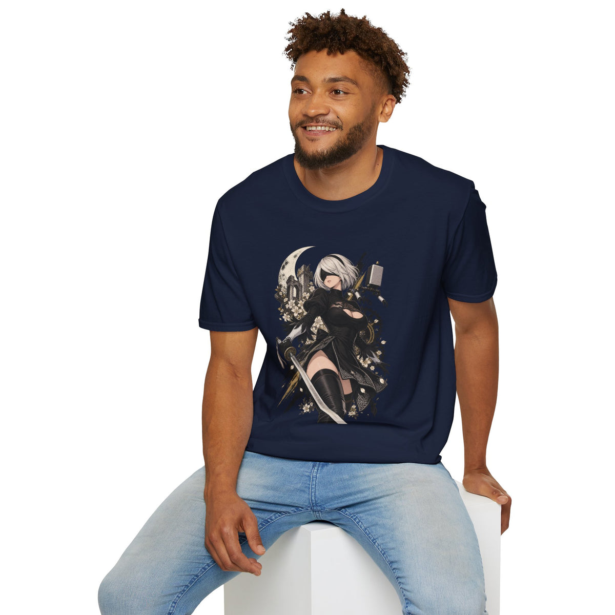 2B | Nier Automata | Anime Swordgirl Pin Up T-Shirt