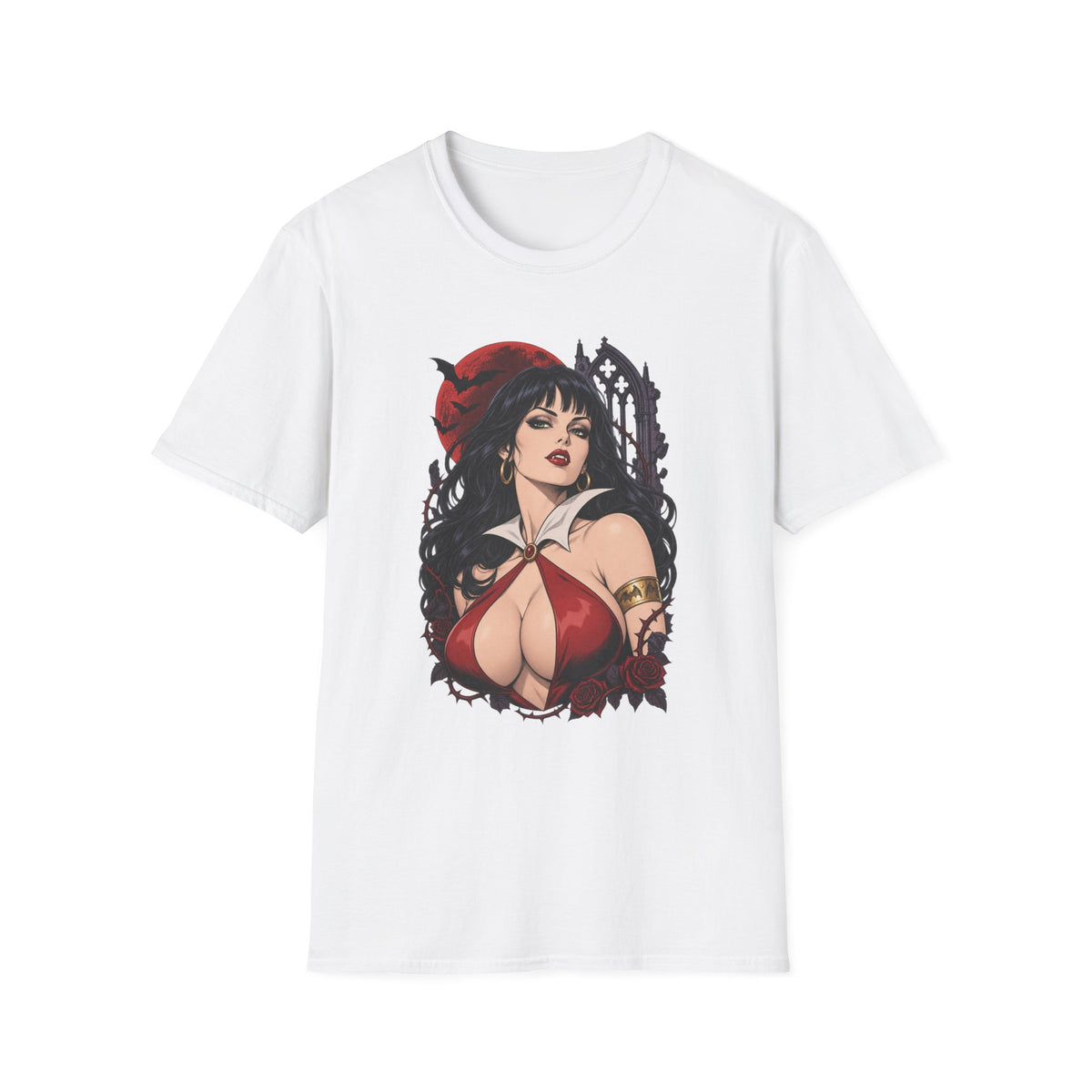 Vampirella | Sexy Halloween Vampire Pin Up Girl Sorceress Graphic T-Shirt