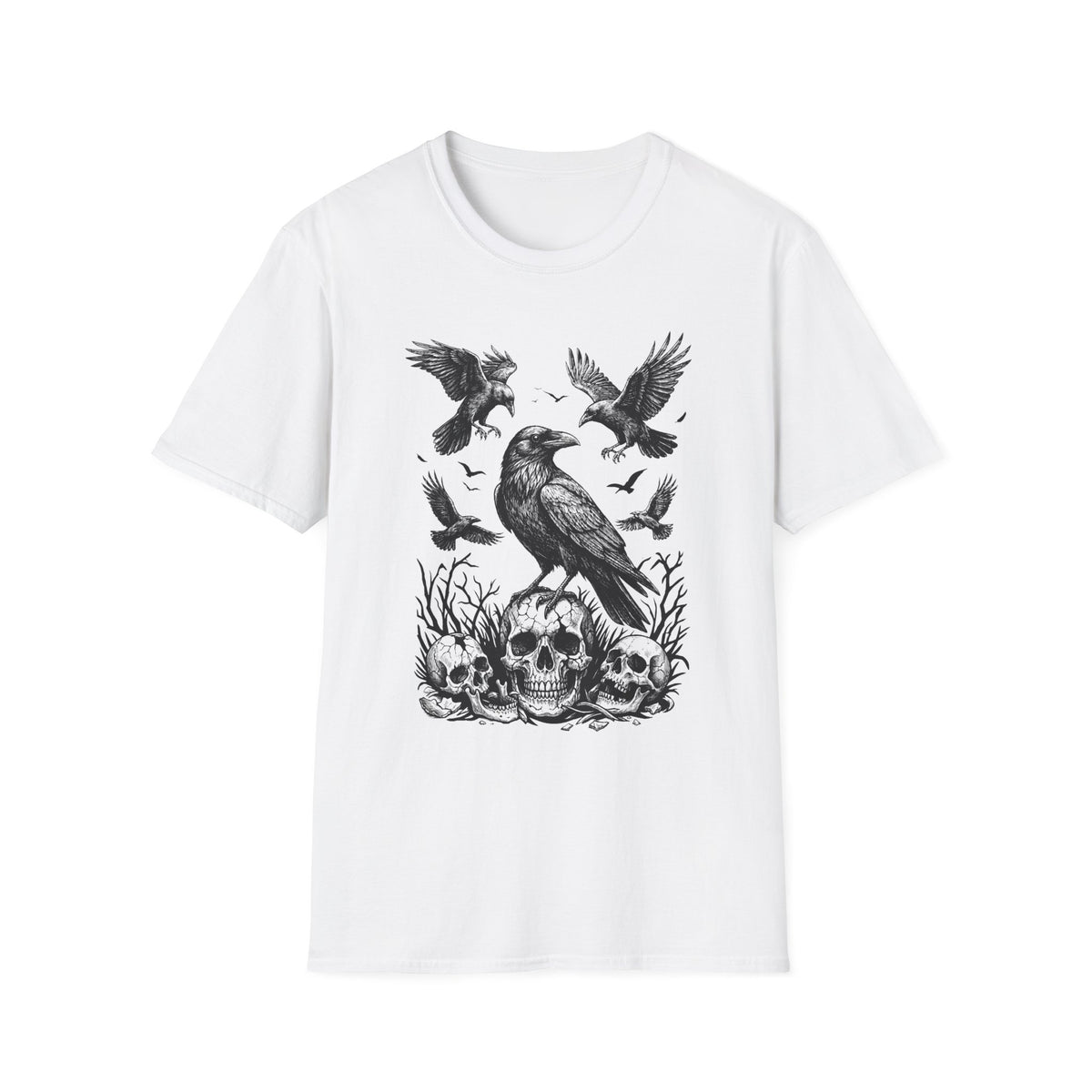 Murder of Crows - Gothic / Dark Fantasy Crow T-Shirt
